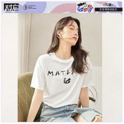 DUIBAI 对白 CDT012C 女士短袖T恤