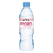 evian依云法国原装进口 矿泉水 500ml*24瓶 整箱装