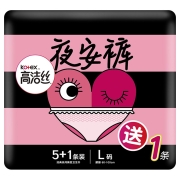 京东特价APP：高洁丝  蜜桃小姐夜安裤 L号6条 新老包装随机发货