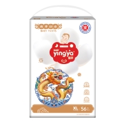 婴芽（YINGYA）萌芽拉拉裤XL码56片【12-15kg】婴儿超薄干爽尿不湿男女宝宝通用