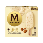 限地区、PLUS会员：MAGNUM 梦龙 和路雪 梦龙 白巧克力口味 冰淇淋家庭装 65g*4支*4件+凑单