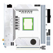 精粤 B660I Snow Dream ITX主板双M.2 2.5G网卡TYPEC RGB1700针 B660I Snow Dream 主板