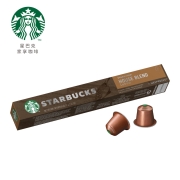 星巴克(Starbucks)瑞士原装进口 胶囊咖啡 特选综合美式(大杯)10粒装 中度烘焙(Nespresso胶囊咖啡机适用)