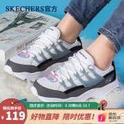 限尺码：Skechers斯凯奇 女款厚底显高运动鞋休闲鞋
