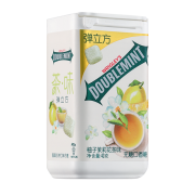 DOUBLEMINT 绿箭 无糖口香糖弹立方柚子茉莉花茶味 40g单瓶装