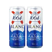 1664凯旋 小蓝罐 白啤 330ml*2罐