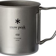 Prime会员、有券的上：snow peak 雪峰 钛金属单层马克杯 450ml