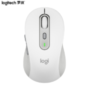 罗技（Logitech）M750 通用版鼠标 无线蓝牙鼠标 对称鼠标 白色 带Logi Bolt USB接收器