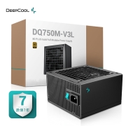 九州风神（DEEPCOOL)DQ750M-V3L金牌主机电源750W（全日系大电容/智能启停风扇/主动式PFC/全模组）