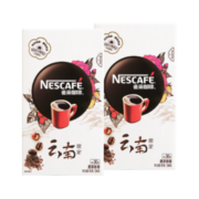 Nestlé 雀巢 黑咖啡2盒云南馥郁果香速溶黑咖啡美式阿拉比卡咖啡豆30条2盒