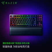 雷蛇（Razer） 猎魂光蛛V2机械键盘 2021年新品线性段落光轴电竞游戏办公便携 猎魂光蛛V2竞技版 线性光轴