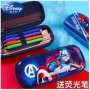 Disney 迪士尼 笔袋3D立体文具盒多层大容量多功能文具袋小学生用铅笔盒子