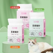 倍儿蜜猫砂礼盒装除臭高效结团无粉尘纯豆腐猫砂非混合猫砂大规格 【纯豆腐猫砂8kg】【除臭升级-绿茶味】