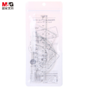 晨光(M&G)文具学生考试绘图套尺 4件套*2件