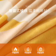 水星家纺 法兰绒床单床笠单件 加厚暖绒床罩牛奶绒保暖床垫套防尘罩冬季居家双人床单 150cm×200cm 纳薇微微