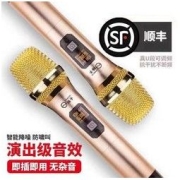 YANGZI 扬子 万能无线话筒U段调频音箱家用动圈麦克风KTV唱歌音响通用话筒