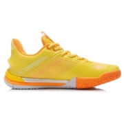 李宁（LI-NING）羽毛球鞋女款贴地飞行SE耐磨透气专业比赛鞋AYZR008-2荧光耀黄38码（7.5）