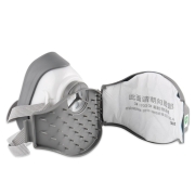 3M防护面具防尘防风沙防PM2.5雾霾颗粒物1212防护套装 1212面具套装【含2片1703滤棉】