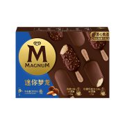 MAGNUM 梦龙 和路雪 迷你梦龙 香草口味+松露巧克力口味 42gx3支+43gx3支装 *4件