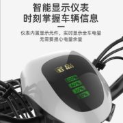 BODO新款新国标电动车电动自行车可提出充电可上牌48V锂电电动车长续航男女通用电瓶车 哆啦A梦宝岛红48V14AH【可提/原厂铅酸】