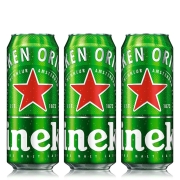 喜力（Heineken）啤酒 500ml*3听