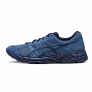 ASICS亚瑟士男鞋网面跑步鞋缓震透气运动鞋舒适跑鞋GEL-CONTEND 4 T8D4Q-400 蓝色 42.5
