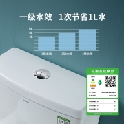 法恩莎（FAENZA）FB16127L 家用喷射虹吸大冲力节水隔臭卫浴马桶【绿色家居】 速冲排污连体坐便器 400mm坑距