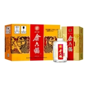 金六福 经典三星 浓香型 白酒 52度 500ml*6 整箱装（内含三个礼品袋）