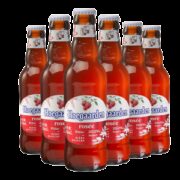 福佳 比利时 精酿玫瑰红果啤酒 248ml*6瓶 清甜果味