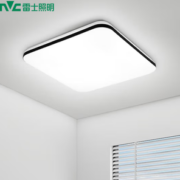 PLUS会员！NVC Lighting 雷士照明 现代简约卧室灯 36瓦 三段调光卧室灯