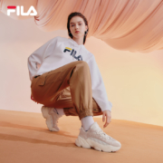 FILA 斐乐ADE老爹鞋女鞋复古潮流时尚厚底增高鞋休闲鞋运动鞋女