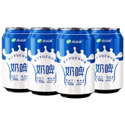 京东特价APP:西域春 奶啤 300ml*4罐