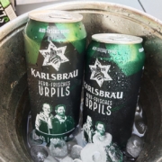 卡斯布鲁(KARLSBRÄU) 经典皮尔森啤酒 500ml*24听整箱装 德国原装进口