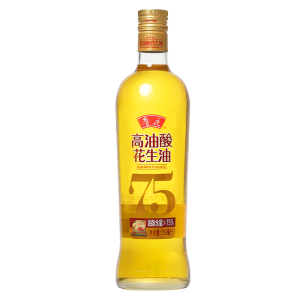 鲁花 食用油 5s 物理压榨 高油酸花生油 750ml