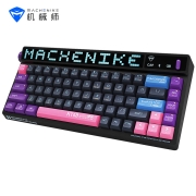 MACHENIKE 机械师 KT68-B68W 三模智慧屏机械键盘 68键 金银轴 回到未来