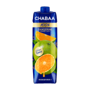 京东特价：CHABAA 芭提娅 泰国原装进口蜜柑橘汁 1L*1瓶*2件