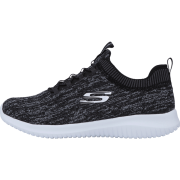 限尺码：Skechers斯凯奇 女子  时尚绑带运动鞋 12831 BKGY