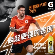 佳得乐 GATORADE 柠檬味 功能运动饮料整箱 600ml*15瓶 跑步健身 百事出品