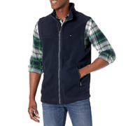 Tommy Hilfiger 汤米·希尔费格 男士摇粒绒立领马甲 157AF385