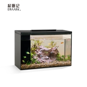 起源纪 智能鱼缸Pro 超白玻璃中小型15L桌面鱼缸 内置过滤氛围感灯光 桌面鱼缸  生态水族箱(不含造景)