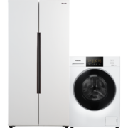 双11预售：Panasonic 松下 NR-JB57WPA-W+ND10P 冰洗套装