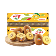 PLUS会员：佳沛 Zespri 阳光金奇异果 猕猴桃 12枚装中果定制款礼盒 单果95-105g