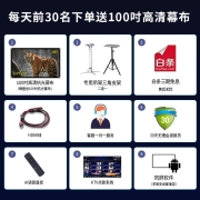微影 【4K高清高亮新款】投影仪4K家用手机WIFI小型1080P办公教学教室智能3D家庭影院投影机 微影P2【智能4K投影-麒麟芯片】