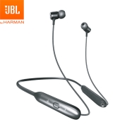 JBL LIVE 220BT 颈挂式入耳式无线蓝牙智能耳机 音乐运动耳机 手机通用 磨砂黑