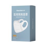 有券的上:柔臣 3D立体口罩 白色10只