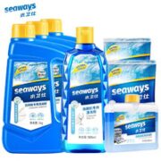 seaways 水卫仕 洗碗机专用洗涤剂 （洗碗粉*3+洗碗盐*2+漂洗剂+清洁剂）