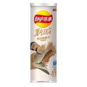乐事Lay's 薯片工坊 黑松露薯片 黑胡椒味104克