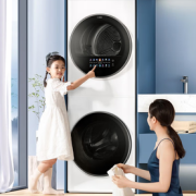 20日20点！Midea 美的 清风明月系列 MGH20VE5 热泵式洗烘一体机 10kg