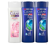 京喜APP：CLEAR 清扬 洗发水体验装3瓶女士100g*1瓶+男士100g*2瓶