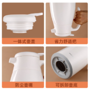 富光 欧意系列家用保温壶 大容量保温水壶暖水瓶 保温瓶玻璃内胆家居热水瓶暖水壶 绿色 1600ML